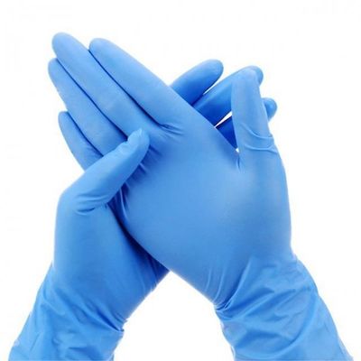 βιομηχανικά γάντια νιτριλίων μήκους 240mm 6 Mil μίας χρήσης γάντια διαγωνισμών νιτριλίων