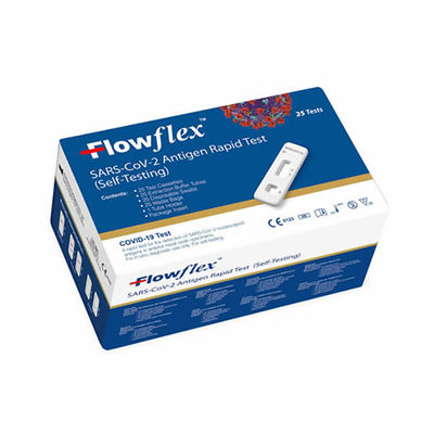 Ρινικό δείγμα Covid 19 γρήγορη δοκιμή Flowflex SAR-CoV-2 μόνη εξεταστική εξάρτηση TGA