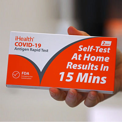 IHealth γρήγορο αντιγόνων πατσαβουρών FDA δειγμάτων δοκιμής ρινικό για τη δημόσια περιοχή