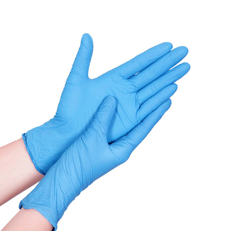 Μέσο δάκρυ γαντιών νιτριλίων FDA 510K καθαρό μίας χρήσης ανθεκτικό