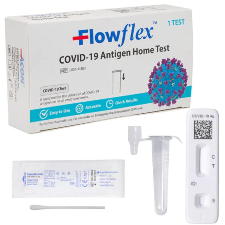 FDA Flowflex εγχώριας δοκιμής εξαρτήσεων ρινική εξάρτηση δοκιμής δειγμάτων Nasopharyngeal